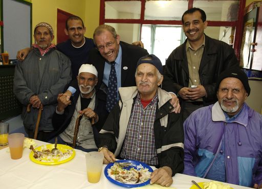 Richard Caborn at the Halal Lunch Club.